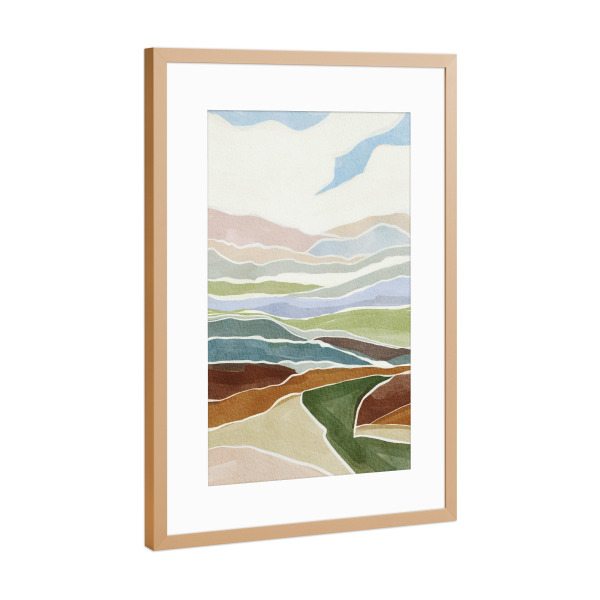Poster mit Rahmen Kupfer "All colors of nature" artboxONE - Natur,Reise,Abstrakt