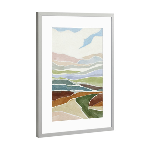 Poster mit Rahmen Silber "All colors of nature" artboxONE - Natur,Reise,Abstrakt