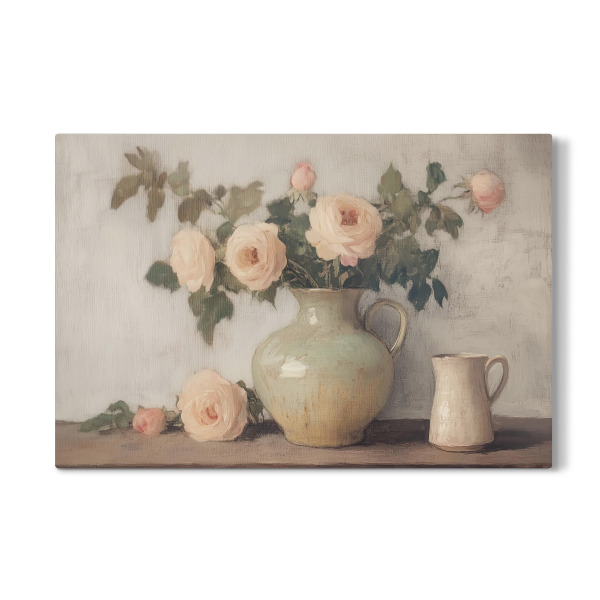 Galerie-Print "Vintage flower vase" 75x50 cm artboxONE
