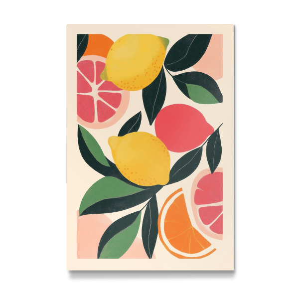 Galerie-Print "Lebendige Zitrusfrüchte" 75x50 cm artboxONE