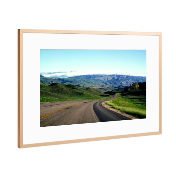 Poster mit Rahmen Kupfer "Montana" artboxONE - Natur,Reise,Reise / Länder