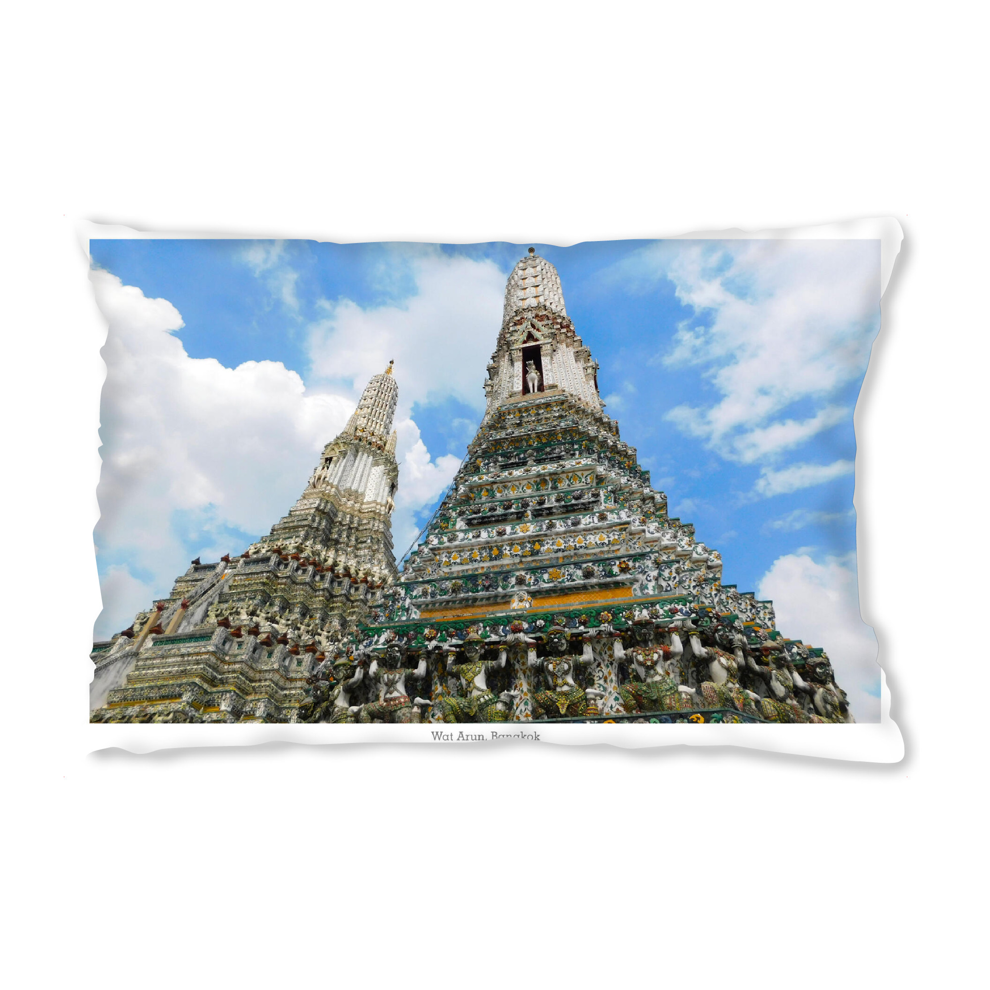 Design-Kissen "Wat Arun, Bangkok" artboxONE - Städte,Reise,Architektur,Reise / Asien,Reise / Länder