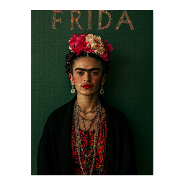 Puzzle Ravensburger "Frida Kahlo - Iconic Elegance" artboxONE - Floral,Menschen