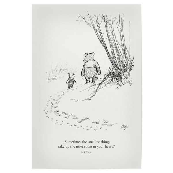 Poster "Brummelbär und Ferkel" artboxONE - Natur,Für Kinder,Tiere