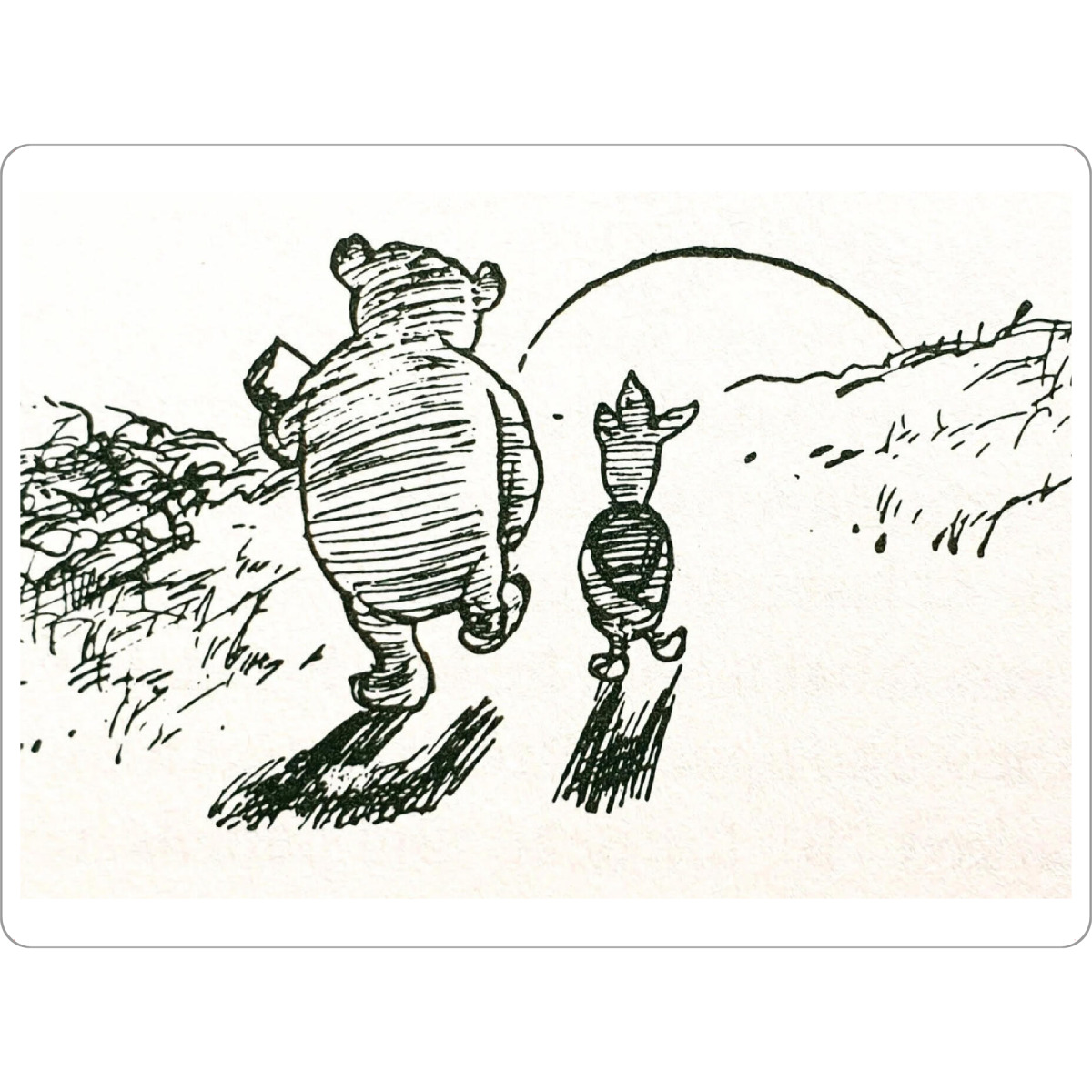 Tischset "Wandern bei Sonnenuntergang" artboxONE - Natur,Für Kinder,Tiere