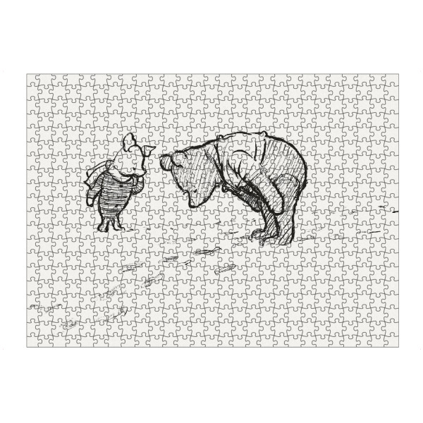 Puzzle Ravensburger "Auf Erforschungstour" artboxONE - Natur,Für Kinder,Tiere,Lustig