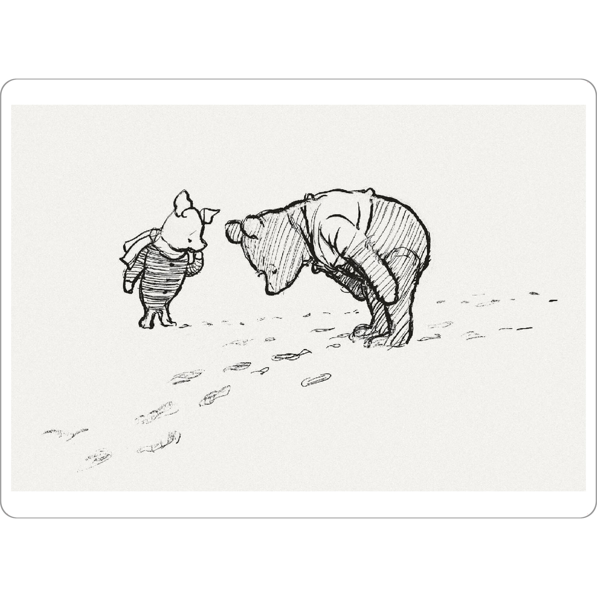 Tischset "Auf Erforschungstour" artboxONE - Natur,Für Kinder,Tiere,Lustig