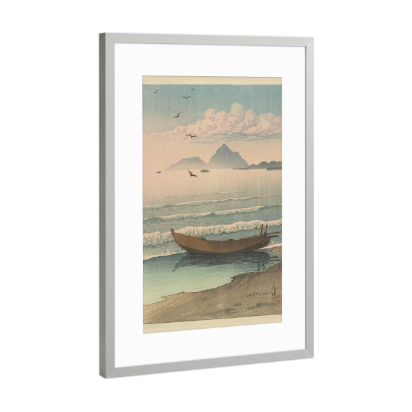 Poster mit Rahmen Silber "Hiroshi Yoshida -- Moraine Lake" artboxONE - Natur,Reise,Reise / Strand und Meer
