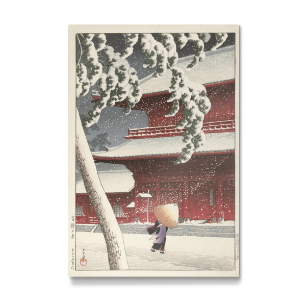 Galerie-Print "The temple Zojoji in Shiba" 75x50 cm artboxONE