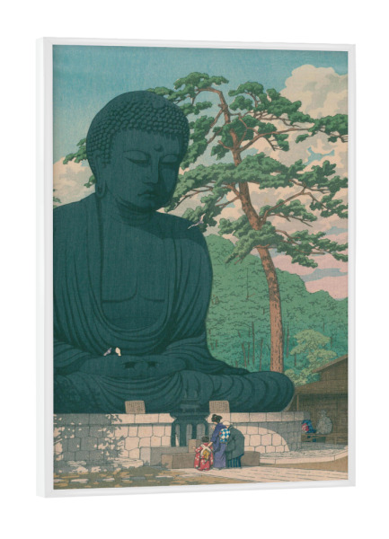 Poster mit weißem Rahmen "The Great Buddha" artboxONE - Natur,Reise,Städte / Tokio