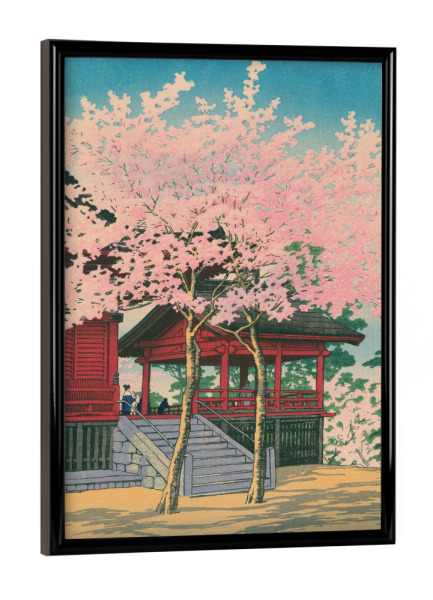 Poster mit schwarzem Rahmen "Kiyomizu-do Temple in Ueno" artboxONE - Natur,Reise,Städte / Tokio