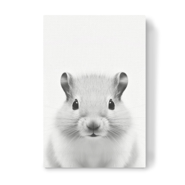 Leinwandbild "Nico Niedlicher Hamster" artboxONE - Natur,Tiere,Lustig