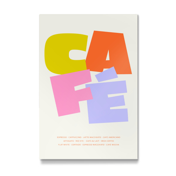 Galerie-Print "Malou Studio - Cafè Typography" 30x20 cm artboxONE