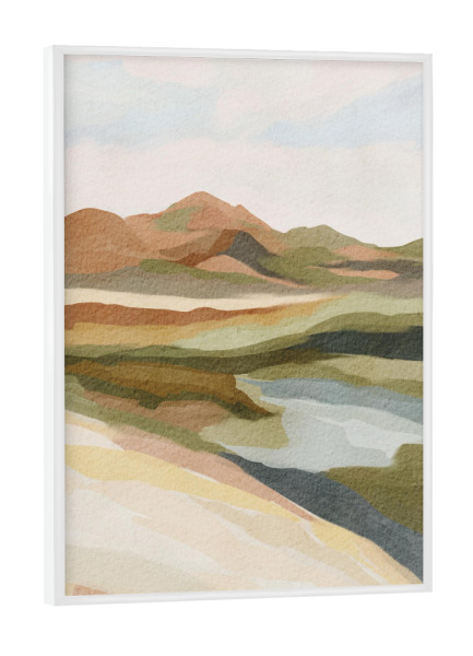 Poster mit weißem Rahmen "Rusty wildwest" artboxONE - Natur,Reise,Abstrakt