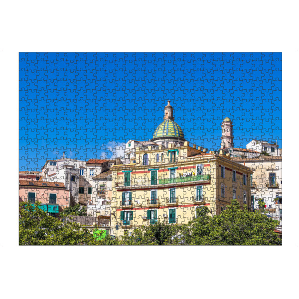 Puzzle Ravensburger "Häuser in Vietri sul Mare" artboxONE - Städte,Natur,Reise,Architektur,Reise / Länder