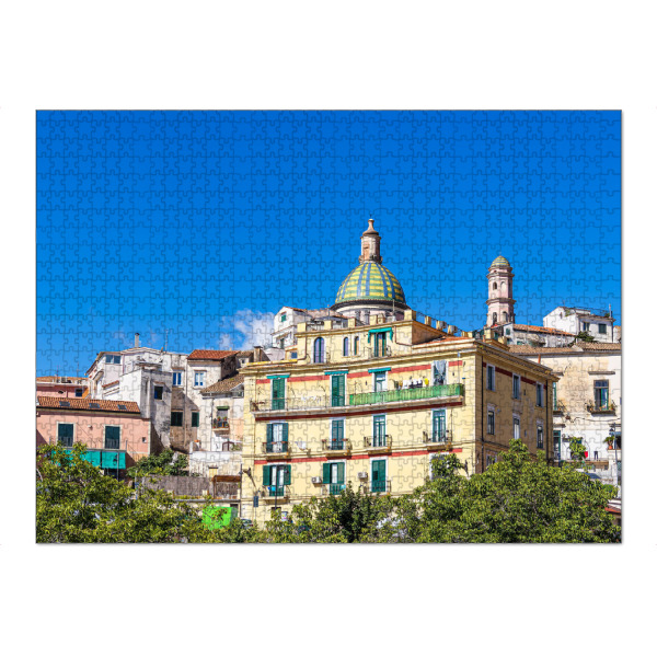 Puzzle Ravensburger "Häuser in Vietri sul Mare" artboxONE - Städte,Natur,Reise,Architektur,Reise / Länder