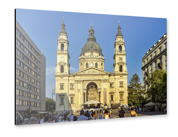 Alu-Dibond "Der Stephans Dom in Budapest" 30x20 cm artboxONE