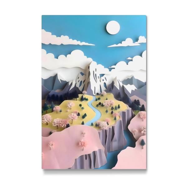 Galerie-Print "Assemblage: Pastel Valley" 75x50 cm artboxONE