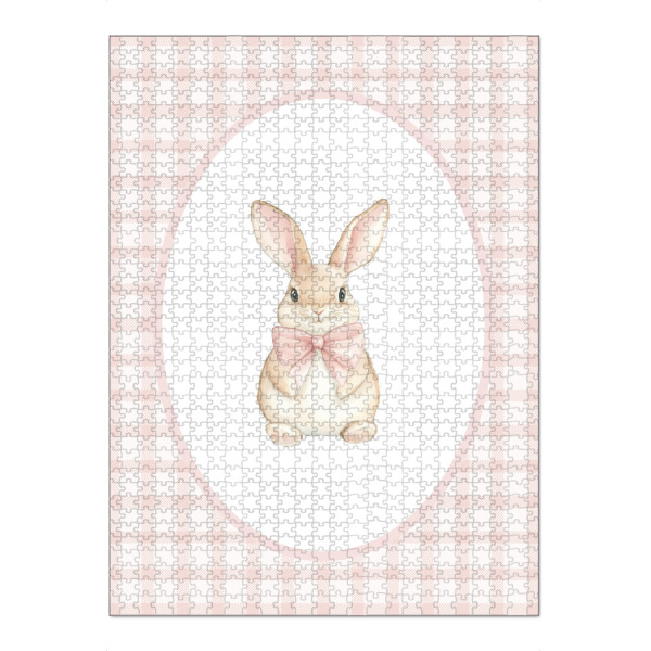 Puzzle Ravensburger "Kaninchen-Kunst" artboxONE - Für Kinder,Tiere,Für Mama
