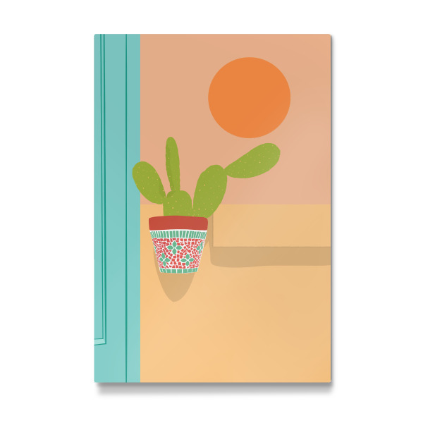 Galerie-Print "Boho Kaktus Opuntia Illustration" 75x50 cm artboxONE