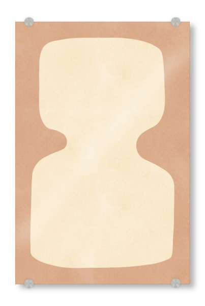 Acrylglasbild "Stammeskörper D" artboxONE - Abstrakt,Geometrie,Fashion