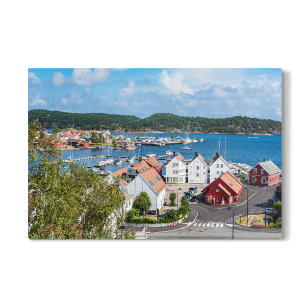 Galerie-Print "Lillesand und Meer" 75x50 cm artboxONE