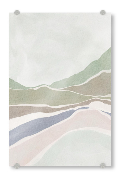 Acrylglasbild "Abstract rhythmic view" artboxONE - Natur,Reise,Abstrakt