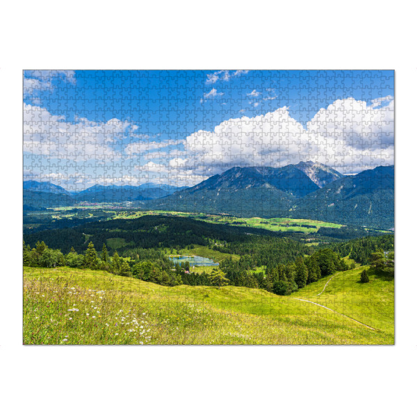 Puzzle Ravensburger "Landschaft im Karwendelgebirge" artboxONE - Natur,Reise