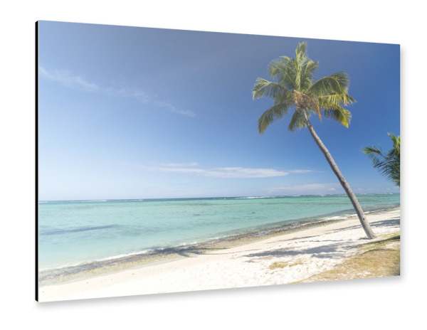 Alu-Dibond "Traumstrand Mauritius" 75x50 cm artboxONE