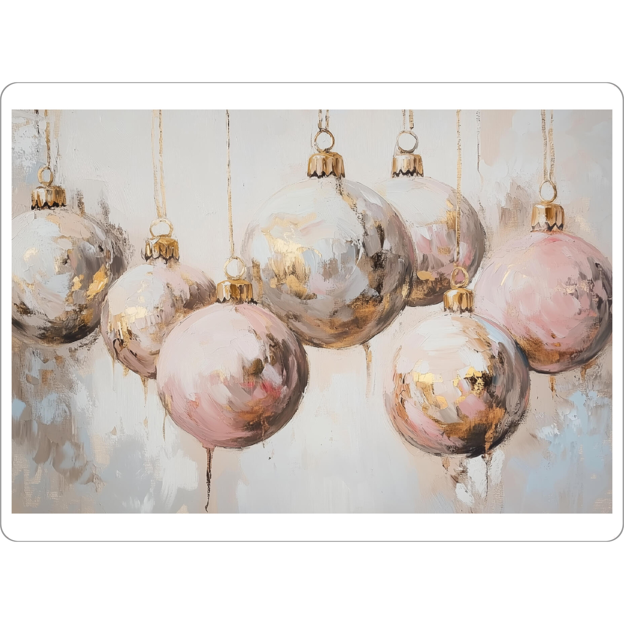 Tischset "Pastellornamente" artboxONE - Für Kinder,Geometrie,Liebe,Weihnachten,Festivals