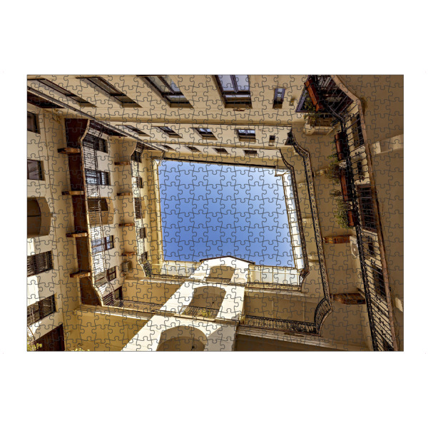Puzzle Ravensburger "Historischer Innenhof in Budapest" artboxONE - Architektur - Budapest,Ungarn,Altstadt,Hinterhof,Innenhof - Bild budapest