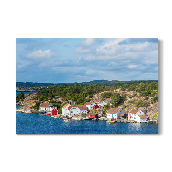 Galerie-Print "Brekkestø auf Justøya" 75x50 cm artboxONE