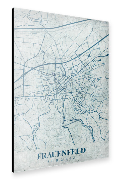 Alu-Dibond "Frauenfeld Vintage" 30x20 cm artboxONE