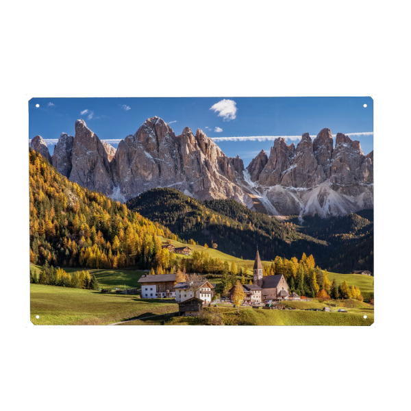 Holzbild "Herbst in Südtirol" artboxONE - Natur,Reise / Länder