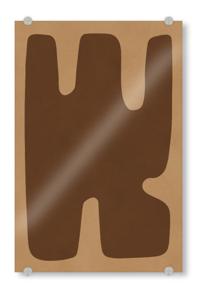 Acrylglasbild "Stammeskörper a" artboxONE - Architektur,Geometrie