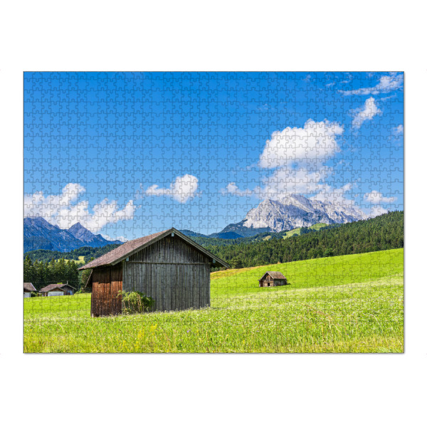 Puzzle Ravensburger "Landschaft mit Buckelwiese" artboxONE - Natur,Reise,Architektur