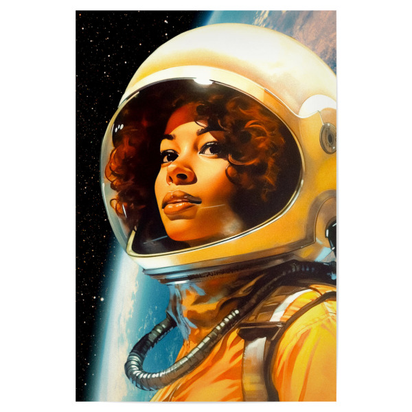 Poster 30x20 cm "Porträt eines Weltraumtraumers" artboxONE - Reise,Menschen,Galaxy