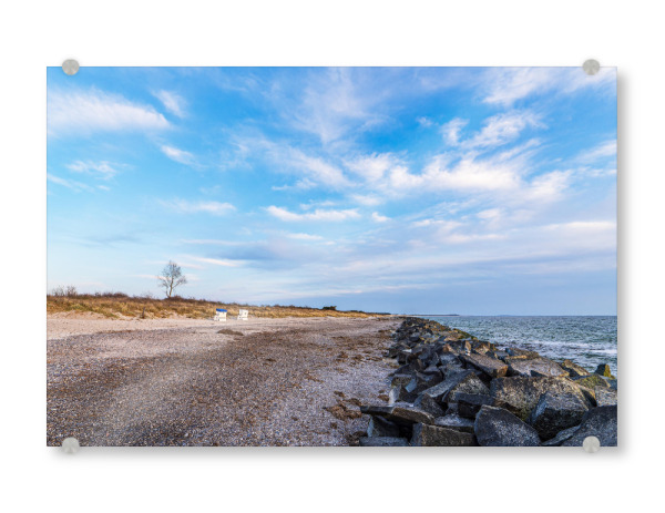Acrylglasbild "Strand auf der Insel Hiddensee" artboxONE - Natur,Reise,Reise / Strand und Meer