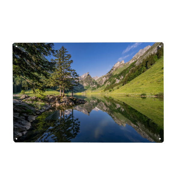 Holzbild "Seealpsee Appenzell Schweiz" artboxONE - Natur,Reise