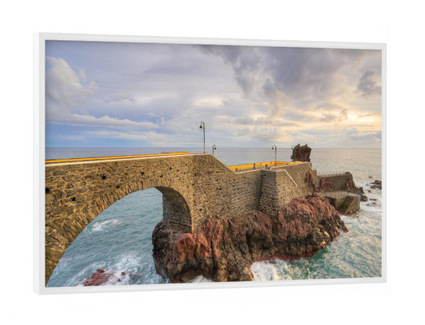 Poster mit weißem Rahmen "Madeira Ponta do Sol am Abend" artboxONE - Reise,Reise / Strand und Meer,Reise / Länder