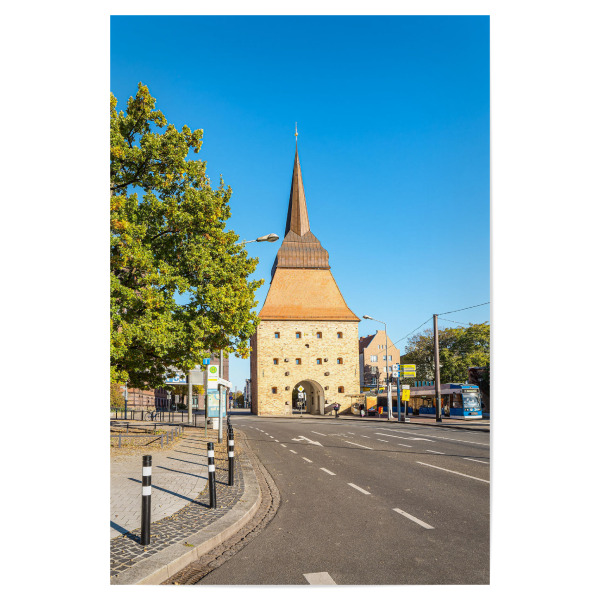 Poster 30x20 cm "Rostocker Steintor" artboxONE - Städte,Natur,Reise,Architektur