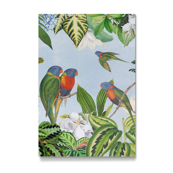 Galerie-Print "Exotic Parrots in Jungle Adventure" 30x20 cm artboxONE