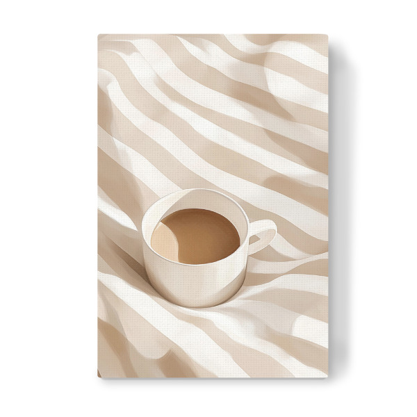 Leinwandbild "Pastellträume mit Kaffee" artboxONE - Natur,Essen & Trinken,Liebe