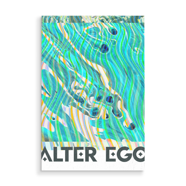 Holzbild "Alter Ego" artboxONE - Abstrakt