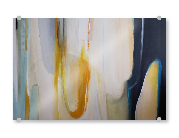 Acrylglasbild "Pulsat _a" artboxONE - Geometrie - Formas geométricas,Aquarela,Pintura