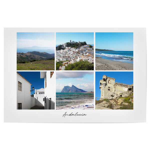 Poster "Andalusia Collage" artboxONE - Natur,Reise,Architektur,Reise / Strand und Meer,Reise / Länder
