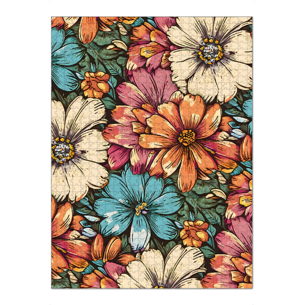 Puzzle Ravensburger "Blumenkraftmuster" artboxONE - Floral