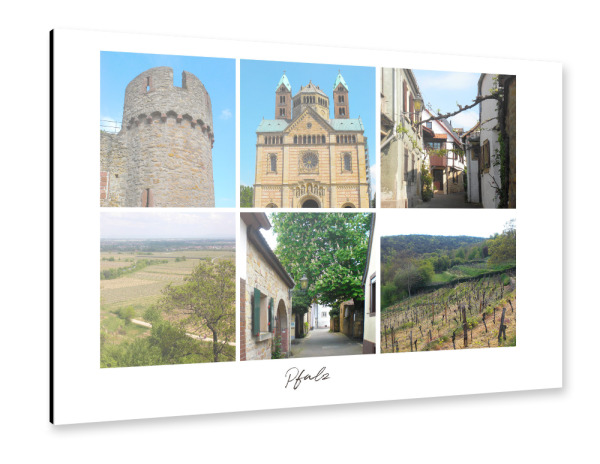 Alu-Dibond "Die Pfalz" 75x50 cm artboxONE