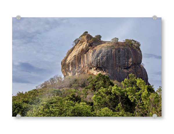 Acrylglasbild "Der Löwenfelsen von Sri Lanka" artboxONE - Natur,Reise / Asien - Sri lanka,Sigiriya,Löwenfelsen,Felsen,Natur,Landschaft