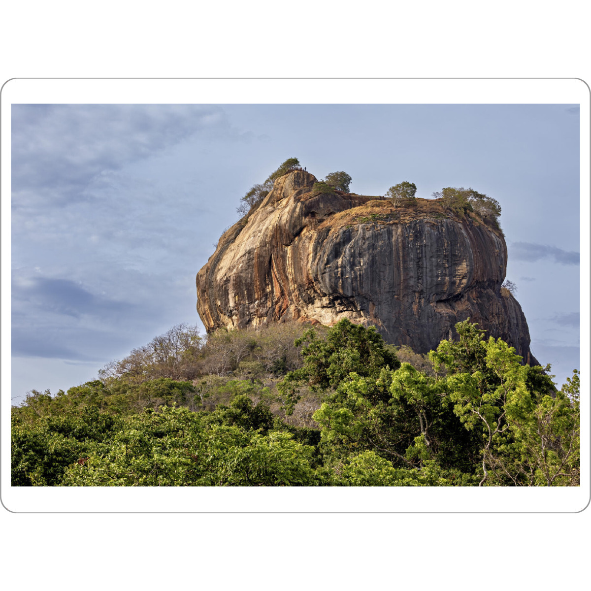 Tischset "Der Löwenfelsen von Sri Lanka" artboxONE - Natur,Reise / Asien - Sri lanka,Sigiriya,Löwenfelsen,Felsen,Natur,Landschaft - Bild sri lanka